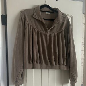 Aerie Beige Knit Top